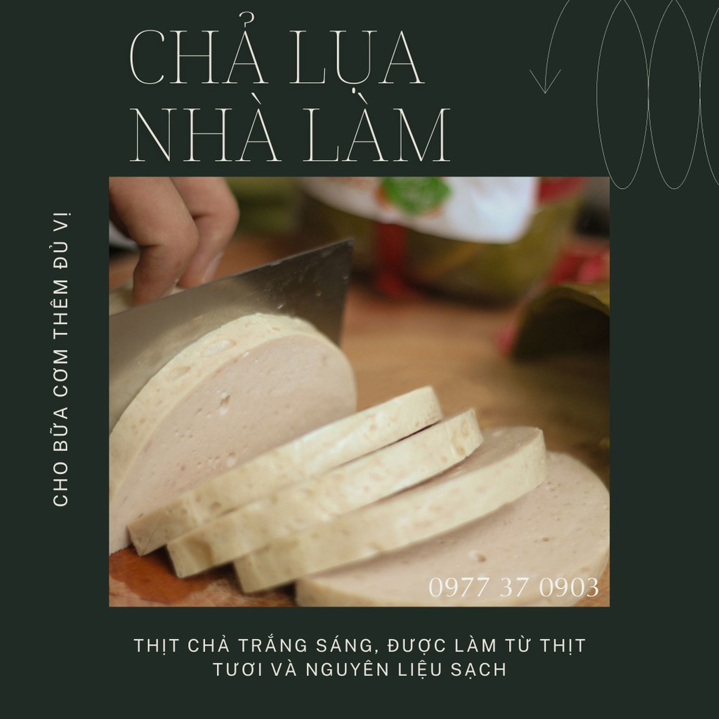 CHẢ LỤA NHÀ LÀM 500G, KHÔNG HÀN THE, KHÔNG CHẤT BẢO QUẢN | BigBuy360 - bigbuy360.vn