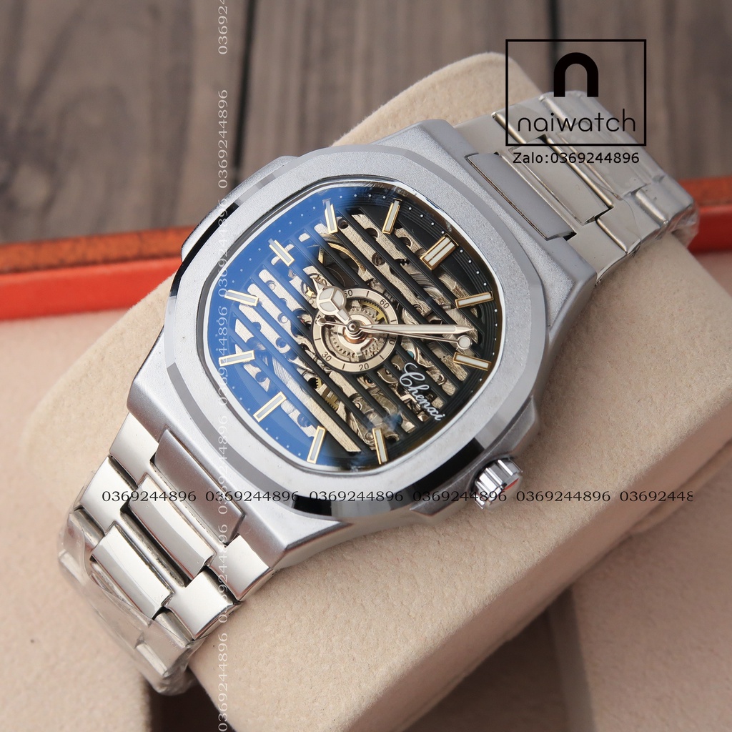 Đồng hồ nam Chenxi chính hãng máy cơ tự động chạy vĩnh viễn không cần pin, hoạt động mượt mà