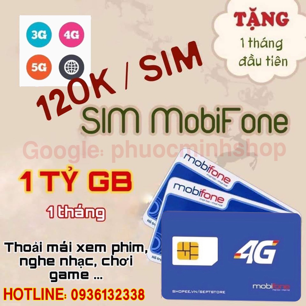 Sim mobifone 4g 70k 1 tháng miễn phí tháng đầu siêu rẻ