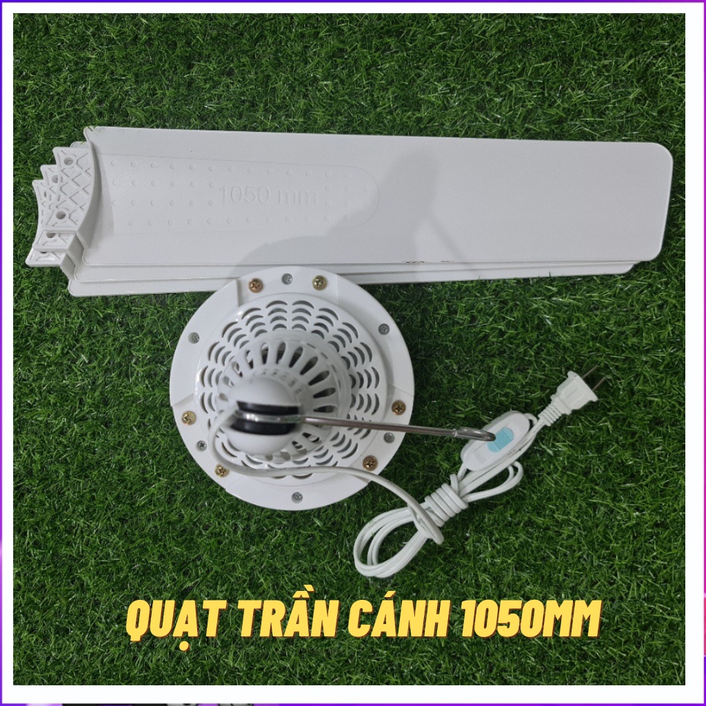 Quạt trần 3 cánh sải cánh 1050mm, quạt treo mini chạy êm, tiết kiệm điện