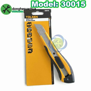 Dao rọc giấy tolsen 30015 kèm 3 lưỡi 18mm x 100mm
