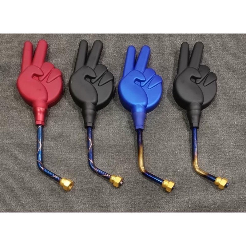 Kính Chiếu Hậu 2 Ngón Tay Chân Xi Titan