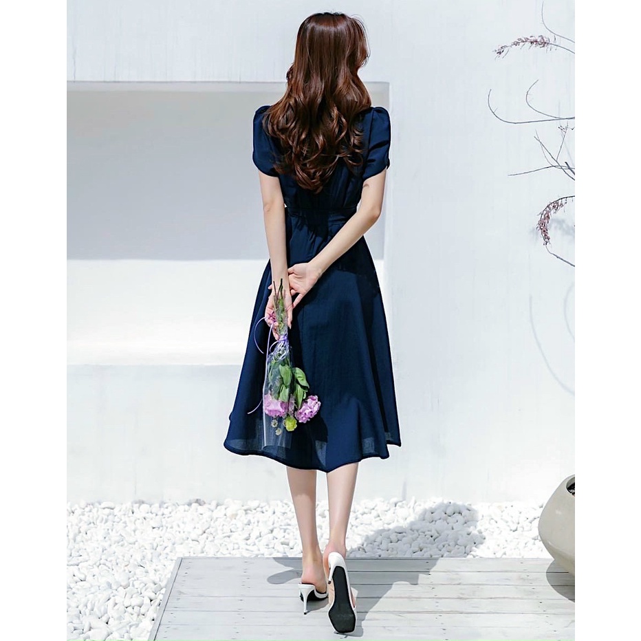 Đầm váy freesize tay sen 3 màu