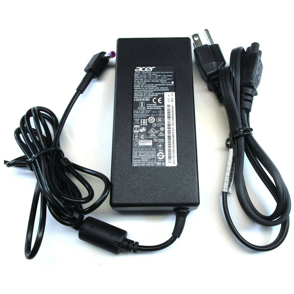 (ADAPTER) SẠC LAPTOP ACER 19V-7.1A (135W) kích thước đầu ghim (5.5 x 1.7 mm)