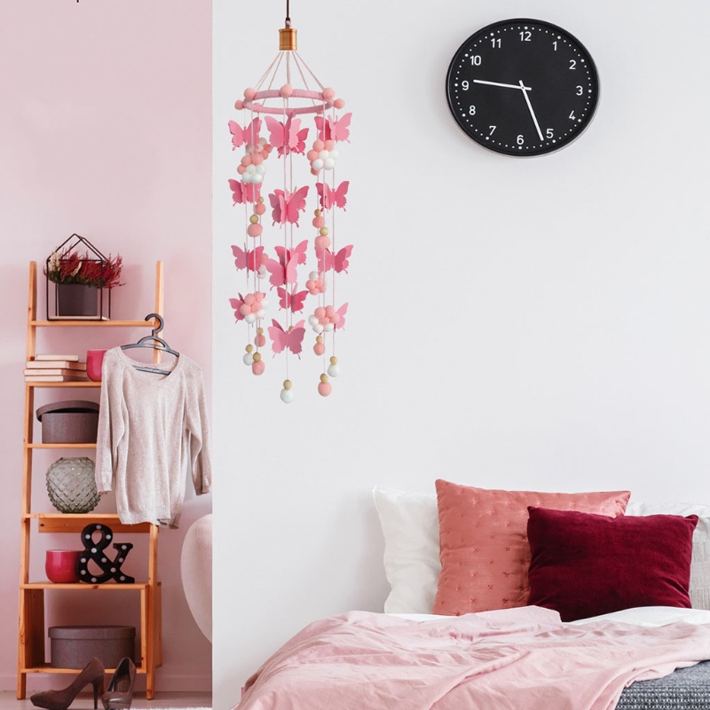 Chuông Gió Hình Bướm Xinh Xắn Trang Trí Phòng Bé Sơ Sinh