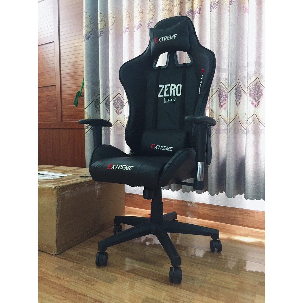 Ghế Game Extreme Zero v1 - Xoay nâng hạ - Ngả lưng - Chơi Game Stream Gaming Văn Phòng