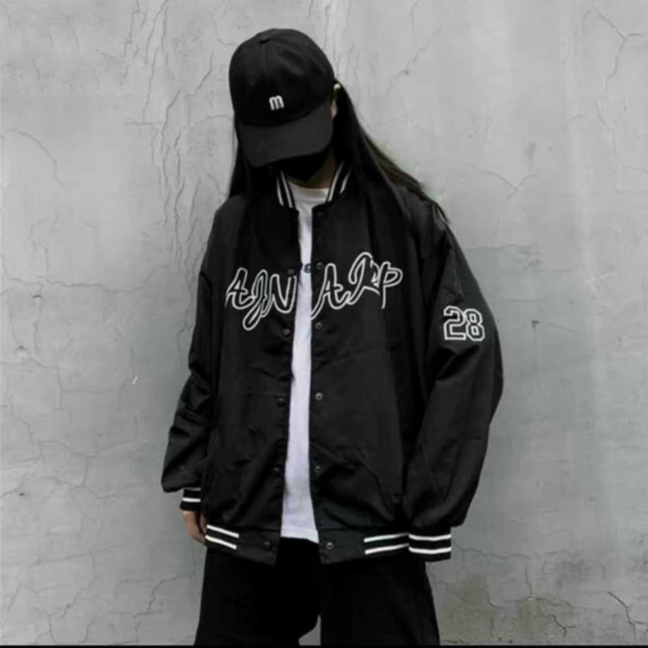 Áo khoác dù Bomber ARAGNP form rộng dù 2 lớp GAKD10 Áo khoác nam nữ phong cách việt