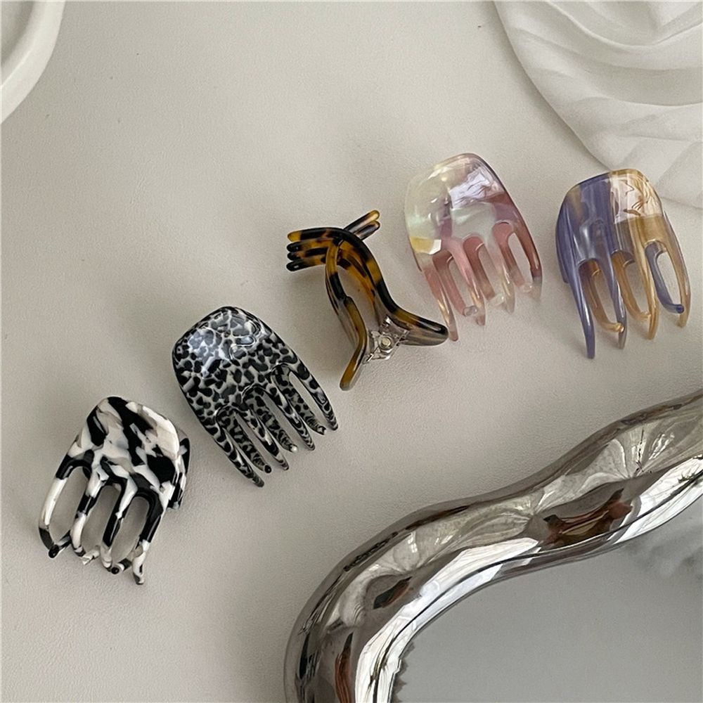 Kẹp Tóc Đuôi Ngựa Bằng Acrylic Nhỏ Xinh Thanh Lịch Phong Cách Hàn Quốc Cho Nữ