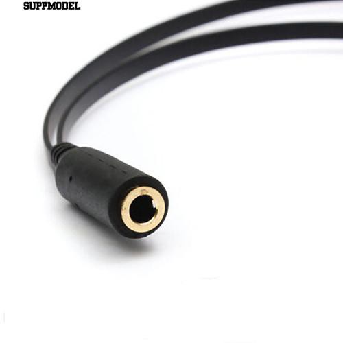 Cáp Chia Jack Âm Thanh 3.5Mm 2 Đầu Đực