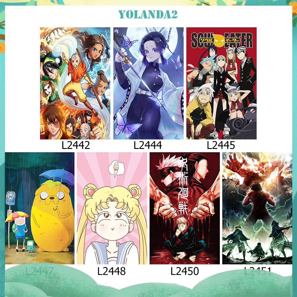 Tranh đính đá tự làm trang trí nhà 5d hình anime độc đáo