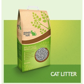 Cát viên giấy cho chó mèo hamster bọ nhím Green cat litter 6 lít