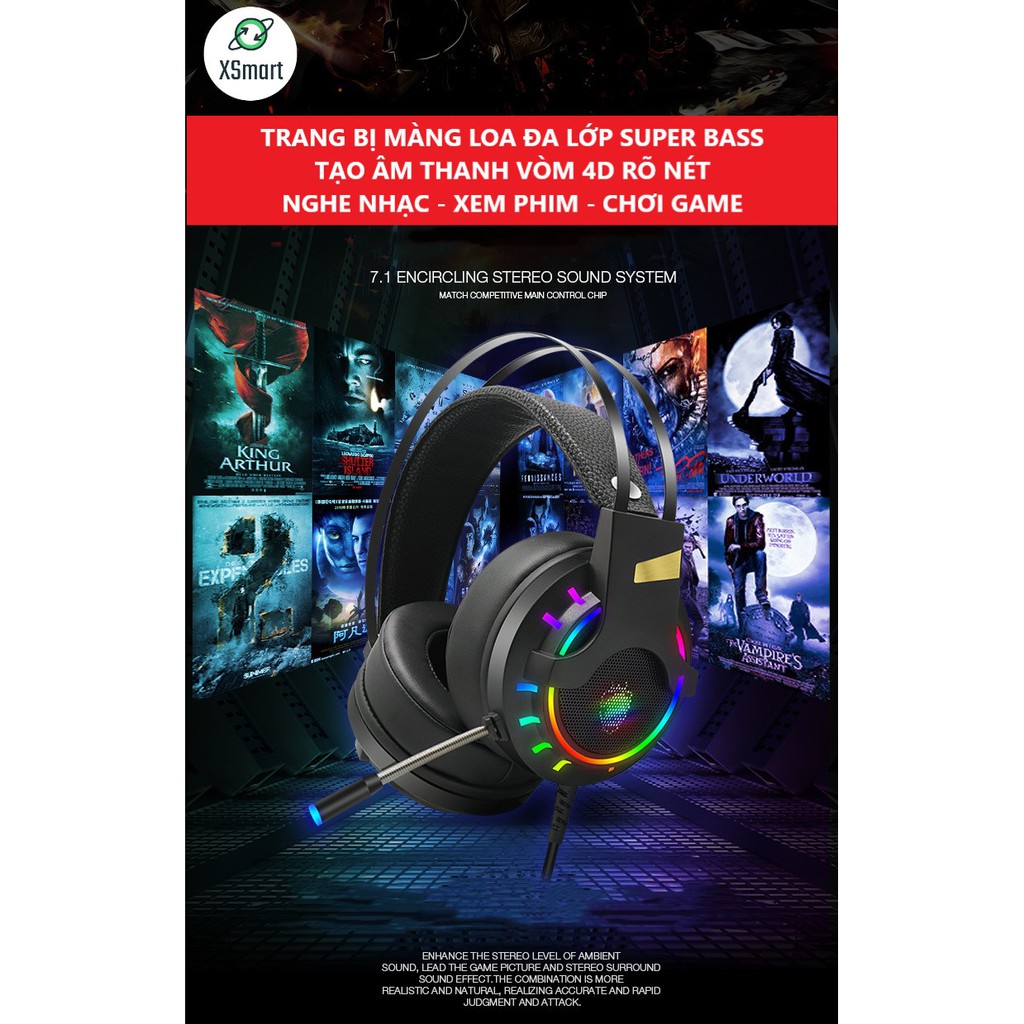 Bộ chuột và bàn phím cơ kèm tai nghe gaming chụp tai headphone, combo FULL LED đổi màu nhiều chế độ K2+V8+K3 ĐEN