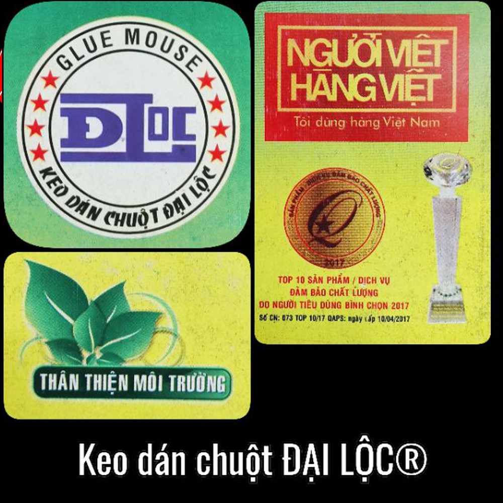 Tấm Keo Dán Chuột Siêu Dính ĐẠI LỘC - Miếng Keo Dính Chuột, Dính Ruồi, Dính Kiến, Dính Gián - Bẫy Chuột, Diệt Côn Tùng