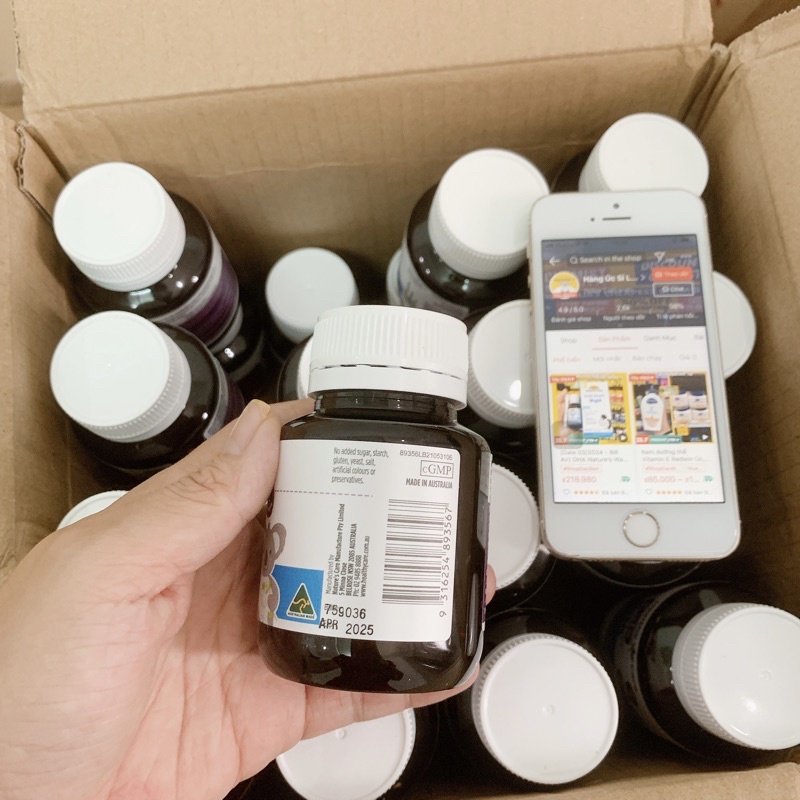 DHA Healthy Care cho Bé Vị Chanh 60 viên