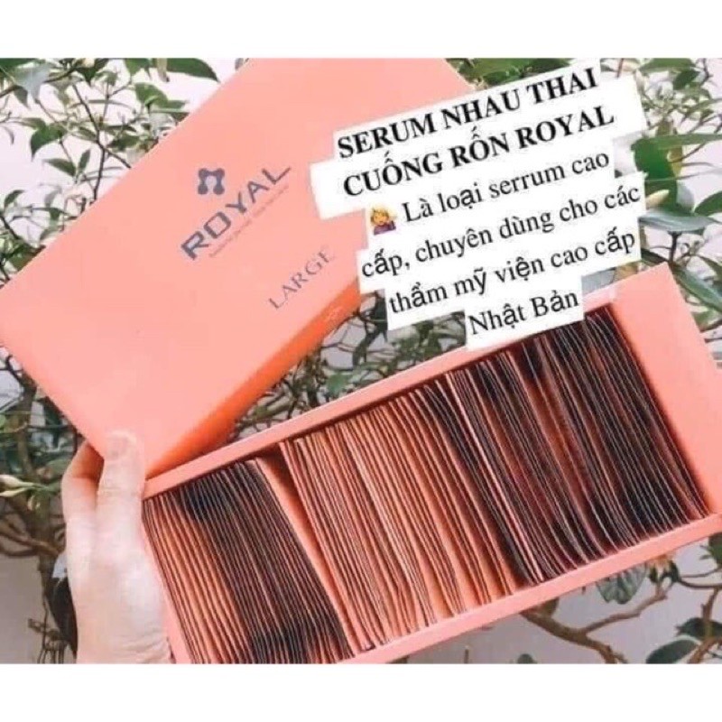 1 hộp 90 gói serum nhau thau royal nhật