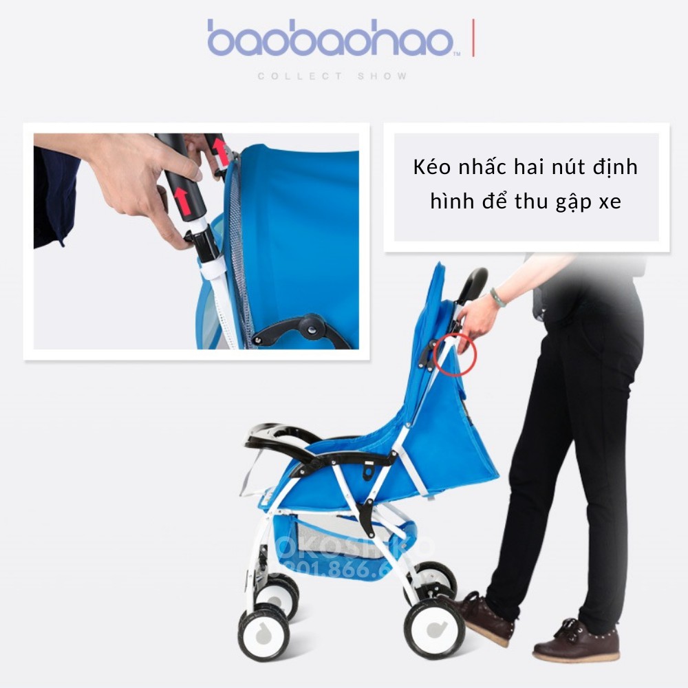 Xe đẩy cho bé gọn nhẹ Baobaohao 711C