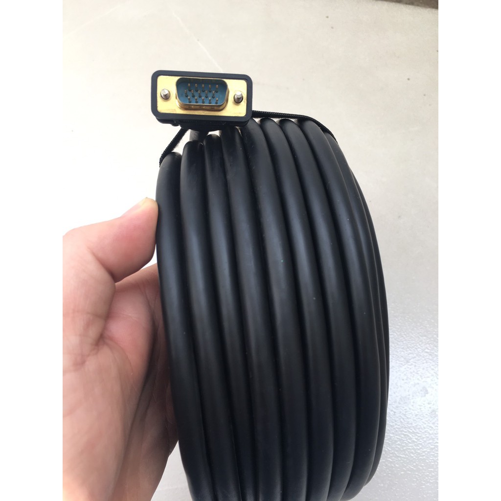 Cáp VGA 20m KingMaster KV606 (3+6) FullHD sắc nét - Hàng chính hãng