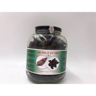 [Chính Hãng] Hà Thủ Ô Từ Tâm Chế Theo Phương Cổ Truyền. Giúp Đen Tóc, Hũ 500g Tặng Kèm Đỗ Đen, Ngưu Tất