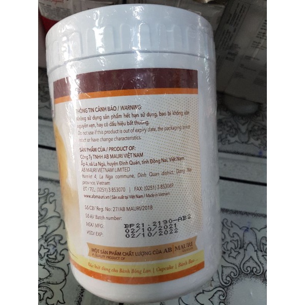 Bột nổi làm bánh AB MAURI, Baking Powder 1kg