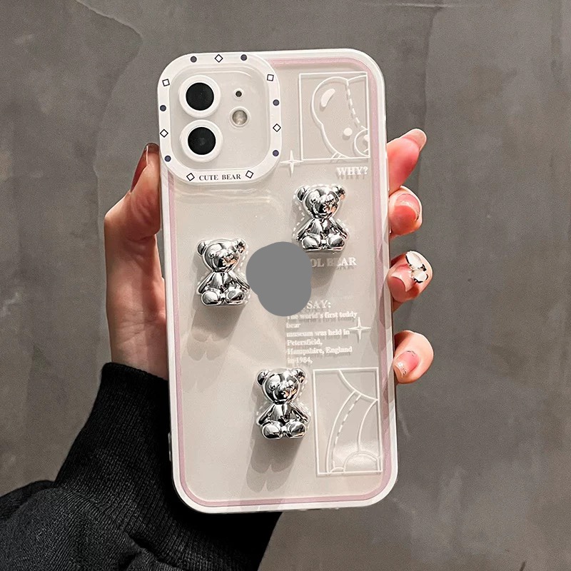 Ốp lưng iphone Bear bảo vệ camera 7/7plus/8/8 plus/x/xs/xsmax/11/11pro/11 promax/12/12pro/12promax/13/13promax