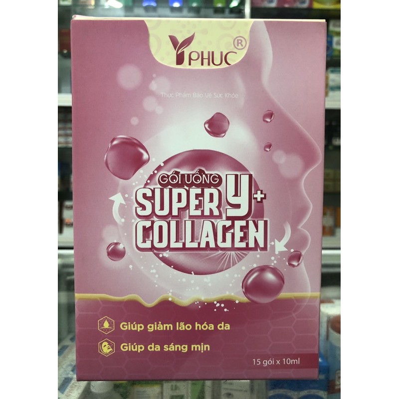 GÓI UỐNG SUPER COLLAGEN Y+, 15 gói x 10ml | BigBuy360 - bigbuy360.vn