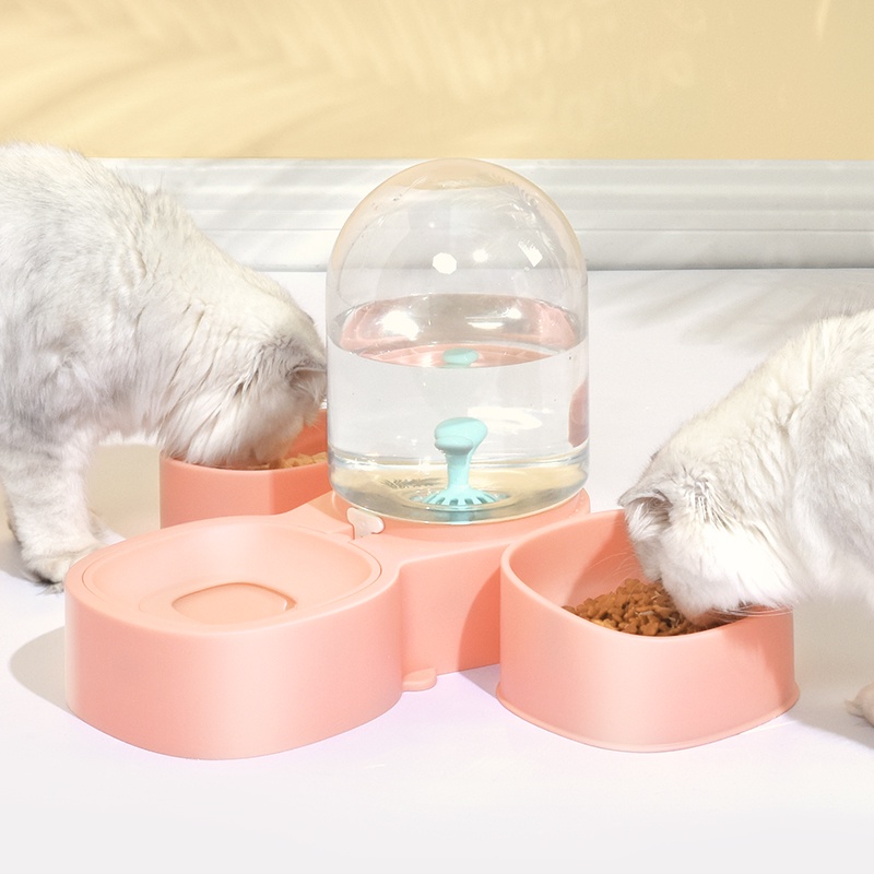 Pakeway Bộ chén Ăn bình Uống Măng Cụt 2L cho thú cưng chó mèo Mangosteen