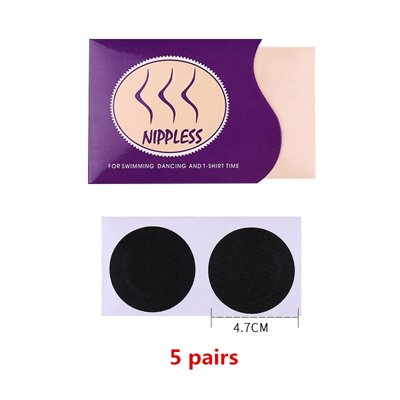 Set 5 cặp miếng dán ngực LEVAO dùng một lần không lộ hàng tiện dụng cho nữ