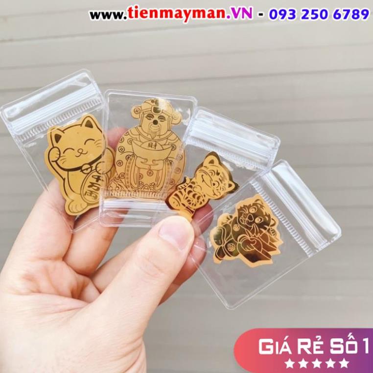 HOT 2023 Miếng Dán Thần Tài và Miếng Mèo thần tài , Miếng Dán 12 Con Giáp Dùng Dán Điện Thoại