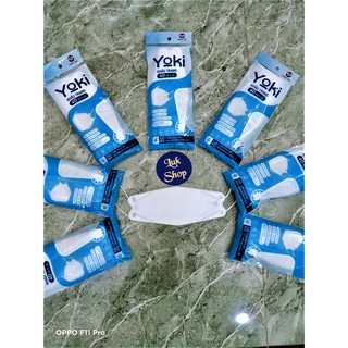 Khẩu Trang 4D Kháng Khuẩn Yoki (10 cái/túi)