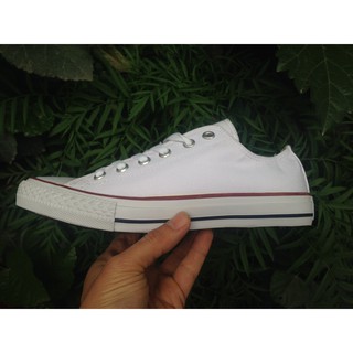 [GIẢM GIÁ GỐC] Giày thể thao CV thấp cổ màu trắng viền đỏ