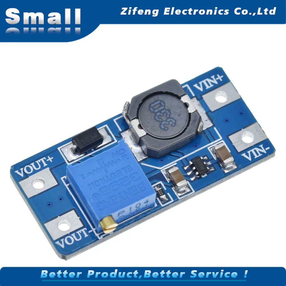 POWER 5 Mô Đun Tăng Áp Mt3608 Dc-Dc Max 28v 2a Cho Arduino