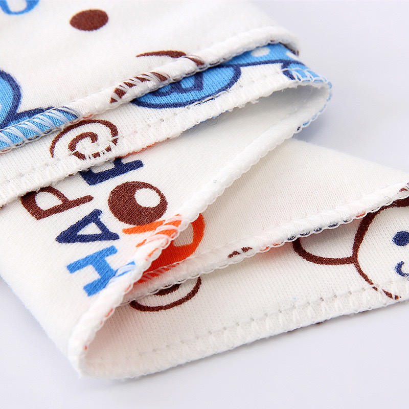 Khăn yếm tam giác cotton có cúc bấm cho bé yêu-Hàng cao cấp