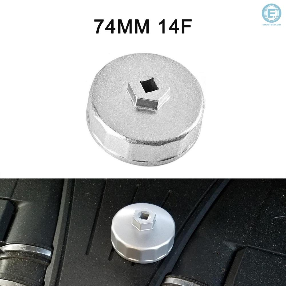 Nắp Đậy Bình Lọc Dầu 74mm 14 Sáo Cho Volkswagen Mercedes Benz Vw Audi Porsche