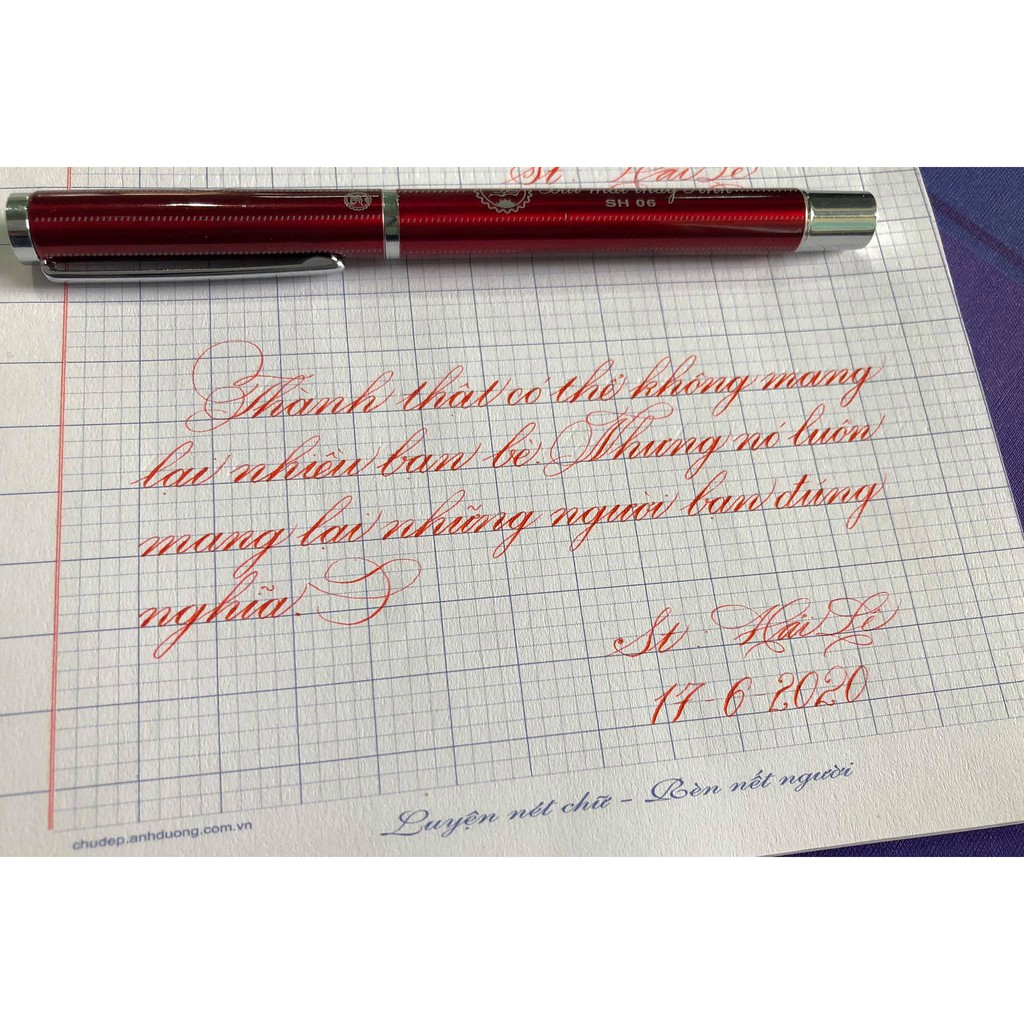 BÚT MÀI THẦY ÁNH SH006 - CẦM NHẸ TAY CHO BÉ LỚP 1 2 3 LUYỆN CHỮ ĐẸP