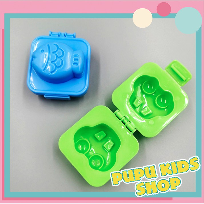 Set 6 Khuôn Cơm Bento, ép cơm, ép trứng, tạo hình cho bé