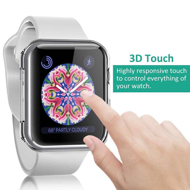 Ốp bảo vệ màn hình cảm ứng cho đồng hồ Apple Watch 45mm 41mm 44MM 40MM 42mm 38MM Series 7 SE 6 5 4 3