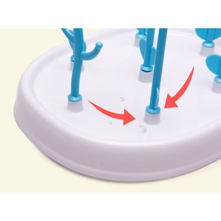 Giá úp bình sữa và núm ty 7 cây treo