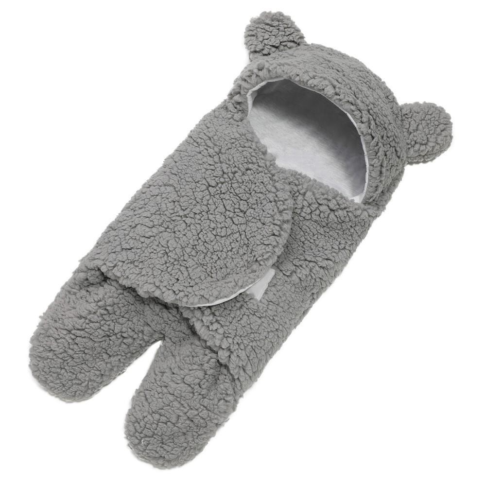 Chăn quần dạng khăn ủ kén quấn nhộng lông cừu Baby Blanket cho trẻ sơ sinh đến 6 tháng tuổi