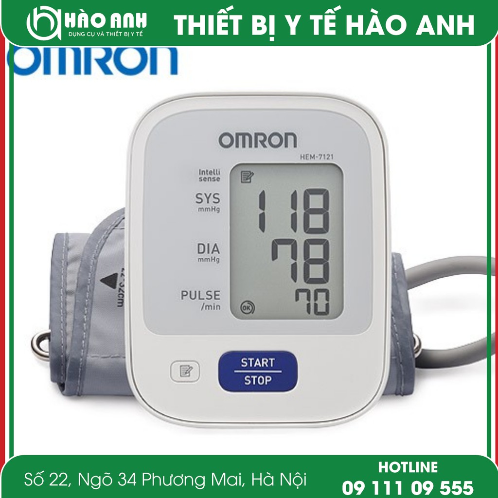 [Giảm Giá] Máy đo huyết áp bắp tay Omron Hem 7121 - Nhập khẩu chính hãng