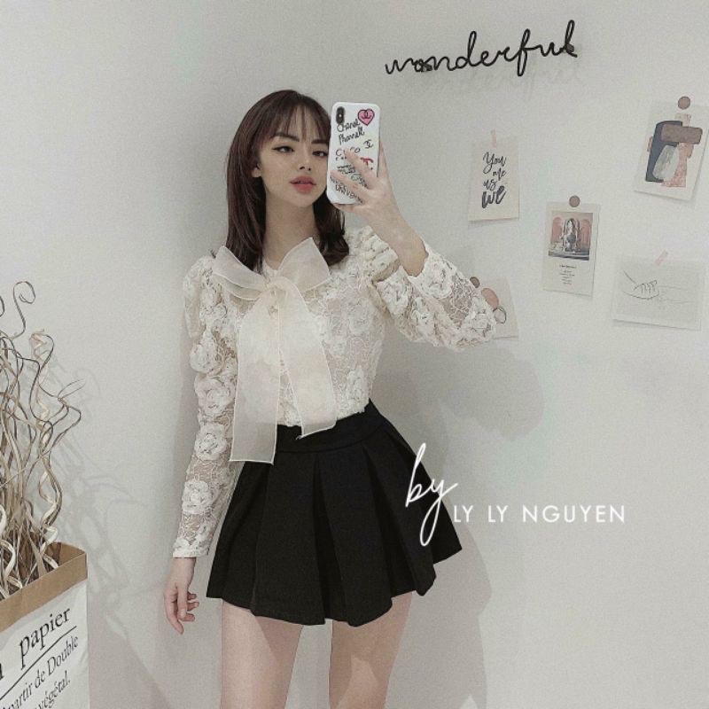 Chân váy xếp ly chất vải cực đẹp