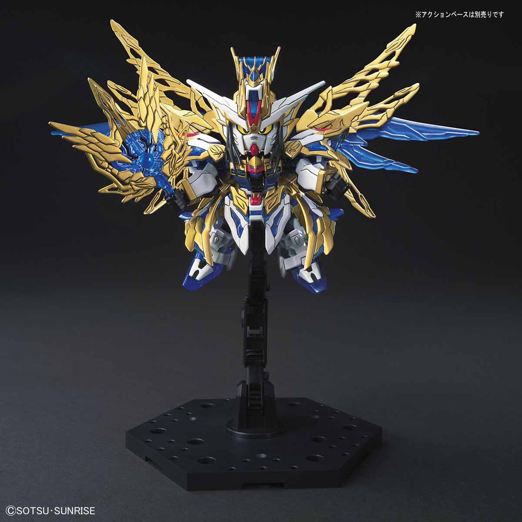 Mô Hình Lắp Ráp Gundam SD Tam Quốc 20 Zhuge Liang Freedom Gia Cát Lượng Bandai