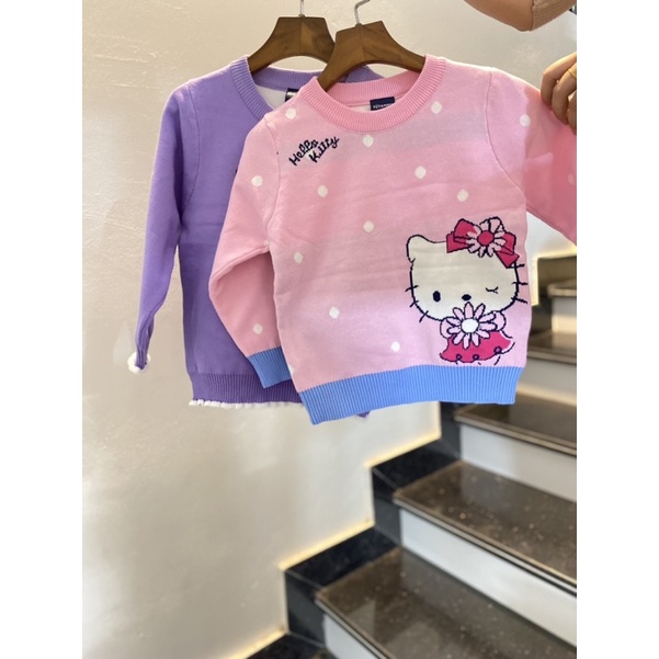 Áo Len Mickey Hàng Chuẩn Quảng Châu Cho Bé Gái Size 100-140(12-29kg)