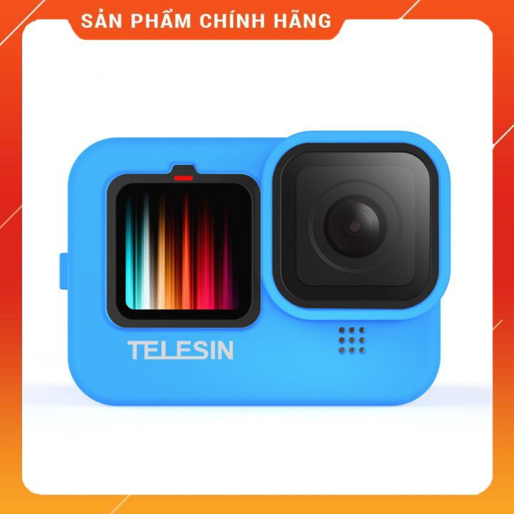 Ốp silicon Gopro 9 ❤ Chính hãng Telesin ❤ Ốp Silicon Bảo Vệ Camera Hành Trình Gopro Hero 9 black ❤ ốp mềm bảo vệ gopro 9