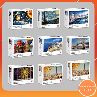 Bộ tranh ghép xếp hình 1000 miếng Jigsaw Puzzle kích thước 70x50cm