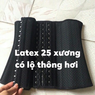 Áo eo định hình Latex thế hệ mới 25 xương thông hơi