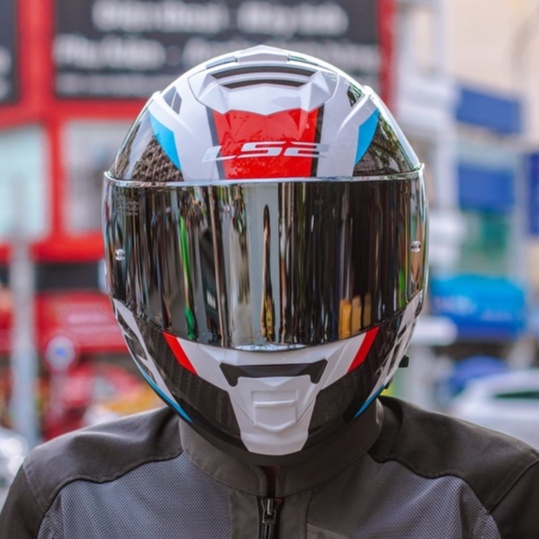 Mũ bảo hiểm Fullface LS2 FF800 Storm 2 kính - BIKER 176 - Mũ bảo hiểm Vũng Tàu