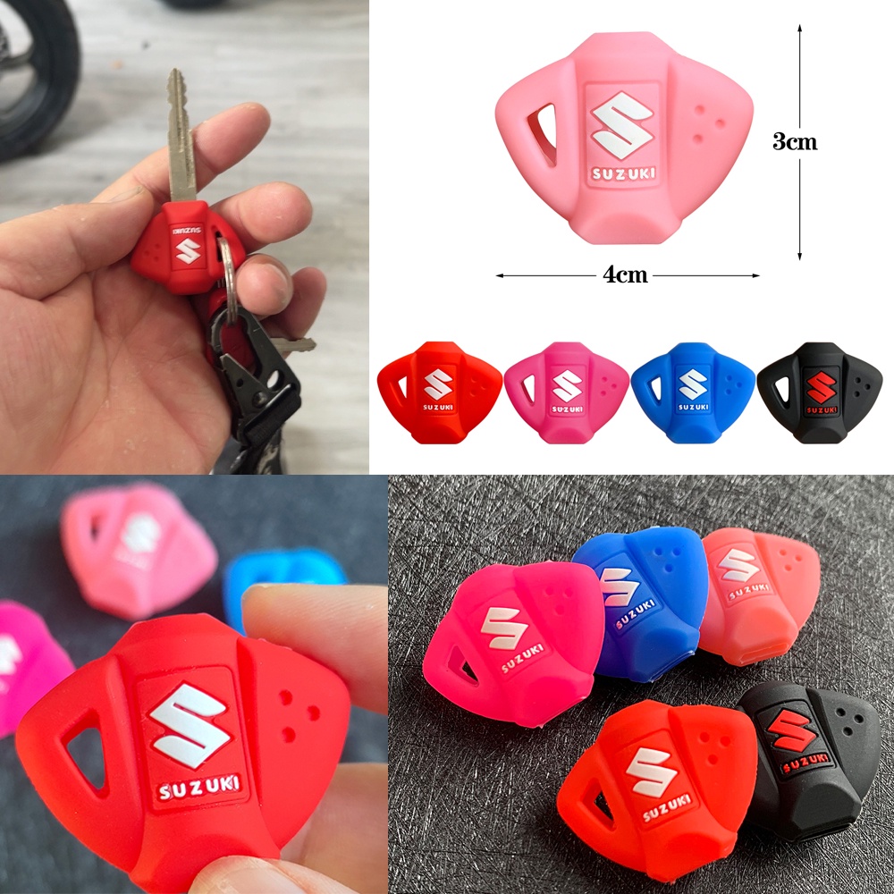 Vỏ Bọc Chìa Khóa Xe Máy Bằng Silicone Cho Suzuki GSX600 GSR750 GSX750F GSX1300 GSXR600 GSXR750 GSXR1000 GSXR1300 SV650