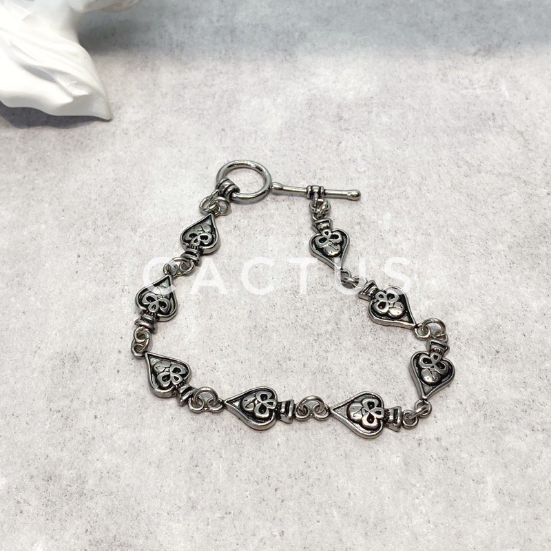 VÒNG TAY CHROME HEART THÉP TITAN KHÔNG GỈ 5