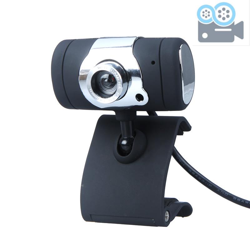 Webcam Usb 2.0 0.3 Million Pixels Hd Tích Hợp Micro Cho Máy Tính / Laptop Đen | BigBuy360 - bigbuy360.vn