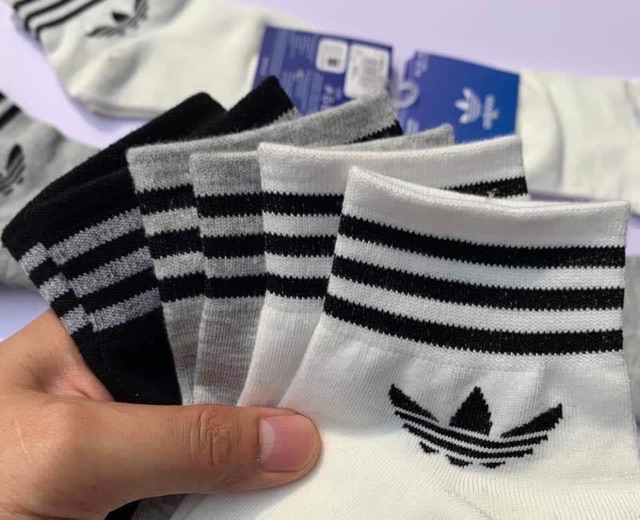 Tất vớ thể thao Adidas Chất Liệu Cotton Siêu Thoáng, tất vớ thời trang nam nữ